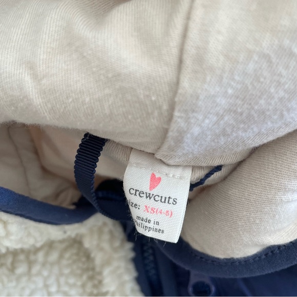 J. Crew Sherpa Fleeze Zip Up Jacket - Picture 3 of 4